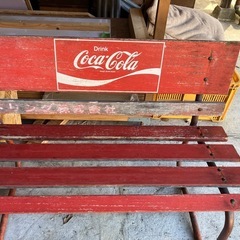 Coca-Cola ベンチ コカ・コーラ 昭和レトロ ヴィンテージ の画像