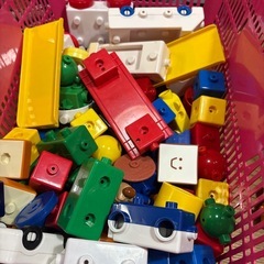 こどもちゃれんじ　いろっちなどのブロックまとめての画像