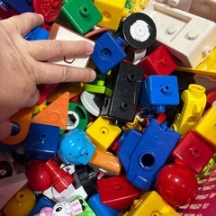 こどもちゃれんじ　いろっちなどのブロックまとめての画像