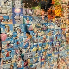 ワンピースジグゾーパズル　モザイクアートの画像