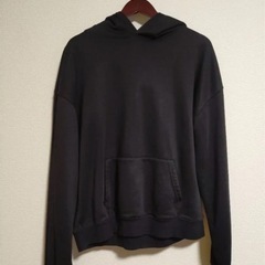 ESSENTIALS ブラック パーカー Sの画像