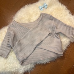 mystic ミスティック　クロスワイドリブ半袖プルオーバーの画像