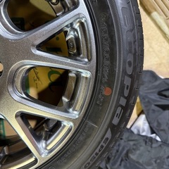 155/65r14 バリ山　25年製　軽自動車　タイヤホイールセットの画像