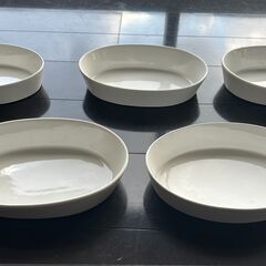 オーバル皿 / オーブンプレート / グラタン皿 /５個セットの画像