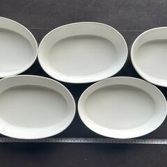 オーバル皿 / オーブンプレート / グラタン皿 /５個セットの画像