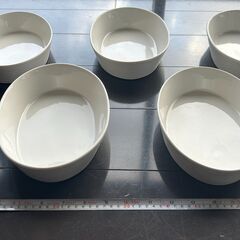 オーバル皿 / オーブンプレート / グラタン皿 /５個セットの画像