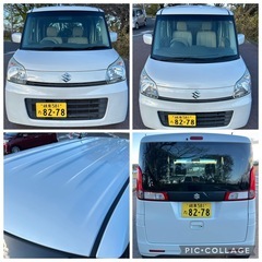 平成26年 スズキ スペーシア 軽自動車 スライドドア 車検付 岐阜 愛知 三重の画像