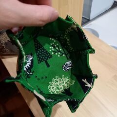 ⚠️0円出品⚠️布バスケット3つ(ハンドメイドの物)(猫柄)の画像