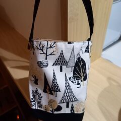 ⚠️0円出品⚠️布バスケット3つ(ハンドメイドの物)(猫柄)の画像