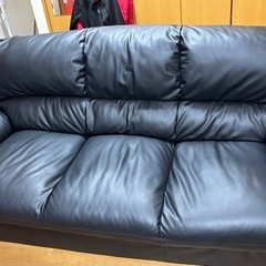 ソファ　3人掛け　ニトリ　合皮　Nシールドの画像