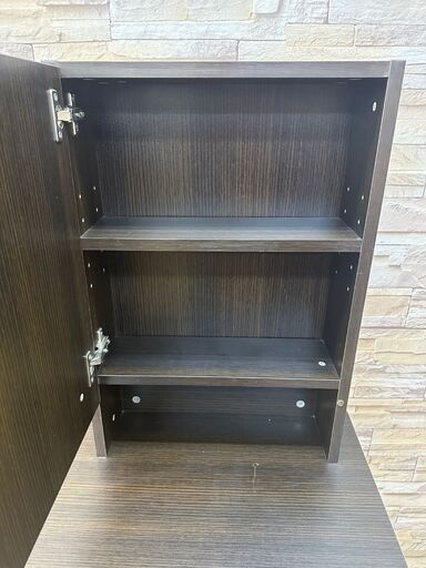 【商談中】ニトリ ドレッサー スツール付き 引出し1個 ダークブラウン ■横幅50cm×奥行40cm×高さ147㎝■近隣配送無料 買取帝国 朝霞店