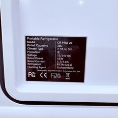 【❗️✨アウトドア冷蔵庫✨❗️】BougeRV ポータブル冷蔵庫＋専用バッテリー CR PRO20 20L✨簡易清掃済・現状品❗️の画像