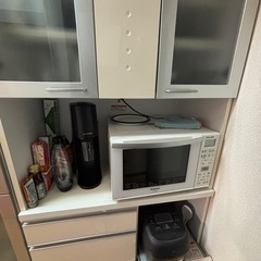 食器棚 2点セットの画像