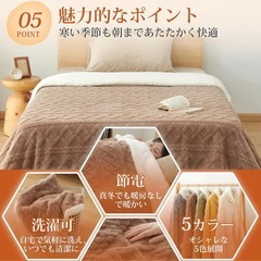 ブランケット シングル 冬用 150X200cm 洗える 抗菌防臭 静電気防止
の画像