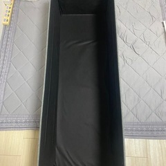 収納スツール オットマン 折りたたみ式 三人掛け 収納ベンチ 綿麻製 収納ボックス クッションベンチ グレーの画像