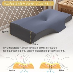 【anan掲載モデル】枕 首が痛くならない 肩圧分散 低反発 安眠枕の画像