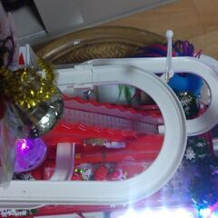 サンタの滑り台の画像