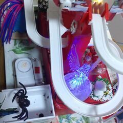 サンタの滑り台の画像