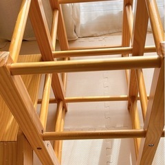 タンスのゲン　木製　滑り台　ナチュラルの画像