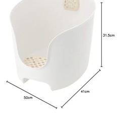 リッチェル 猫用トイレ本体 ラプレ 壁高の画像