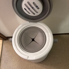 ライクイット (like-it) フタ付きゴミ箱 防臭 オムツゴミ箱 ニオイ漏れ対策 ダイパーポット密閉おむつペール ホワイト 約20L 日本製 LBD-15 リビング オフィスの画像