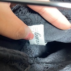 新品❤️ ブラックレース長袖ワンピースの画像