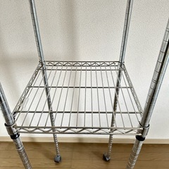 本日まで‼️スリム スチールラック 2段の画像