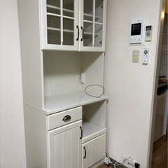 【美品】アンティーク食器棚の画像