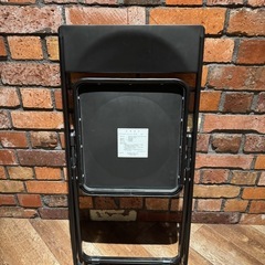 【期間限定】オシャレな折りたたみ椅子　黒の画像