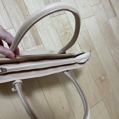 ピンク　ハンドバッグ　リボンの画像