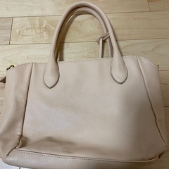 ピンク　ハンドバッグ　リボンの画像