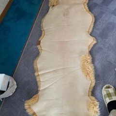 ムートン　羊　敷物の画像