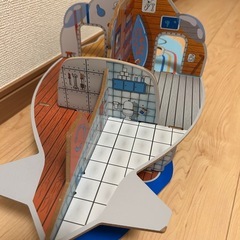 木製　船のおもちゃ　IKEAの画像