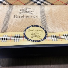 【新品未使用】BURBERRY バーバリー 2way 綿毛布 パイルブランケットの画像