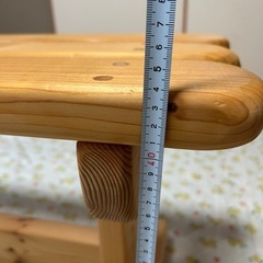 【引き渡し決定】ほぼ未使用品　木製 ベンチの画像