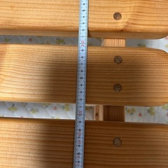 【引き渡し決定】ほぼ未使用品　木製 ベンチの画像