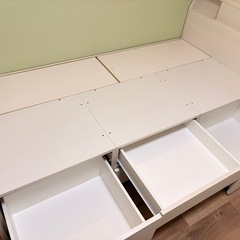 【美品】シングルベッド／収納たくさんで便利♪の画像