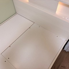 【美品】シングルベッド／収納たくさんで便利♪の画像