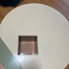 カリモク 変形ローテーブルの画像