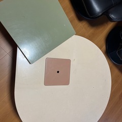 カリモク 変形ローテーブルの画像