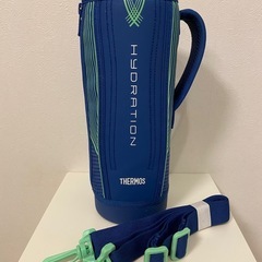 ❣️極美品❣️サーモス 水筒 真空断熱スポーツボトル 1.5L用　ハンディポーチブルーグリーンの画像