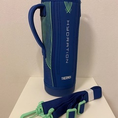 ❣️極美品❣️サーモス 水筒 真空断熱スポーツボトル 1.5L用　ハンディポーチブルーグリーンの画像