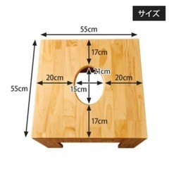 よもぎ蒸し用イスの画像