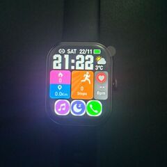 新品未使用(開封、確認のみ）スマートウォッチ【稼働時間突破！業界初1000mAh電池&保護フィルム付属】Smart Watch 活動量計 腕時計 iPhone対応 アンドロイド対応 Bluetooth6.0 2.01インチ大画面 通話機能付き メッセージ通知 IP68生活防水 長持ちバッテリー 薄型 軽量 スポーツウォッチ 音楽再生 多機能スマートウォッチ 多種類運動モード 多種類文字盤 プレゼントに最適 (ブラック)の画像