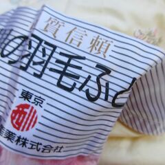 西川　NISHIKAWA最高級羽毛布団　ダウン　190x210cm シングル ダウン90%  布団カバー付きの画像