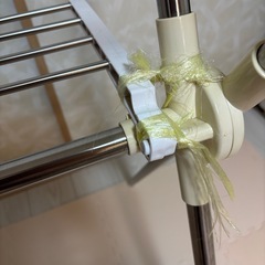 使用感あり。汚れあり。物干しラックの画像