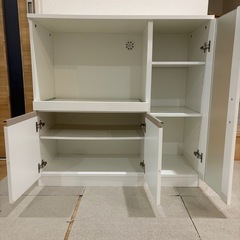 食器棚（ニトリ）ホワイトの画像