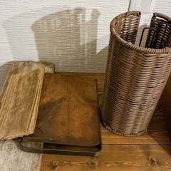 キッチン小物　セット　木製　アイアン　ブレッドケース等の画像