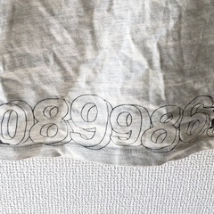 円周率柄のTシャツ 男女兼用　Sサイズの画像