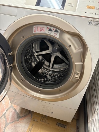 パナソニック NA-VX9700L-  W ドラム式洗濯乾燥機（洗  濯11.0kg／乾燥6.0kg・左開  き） クリスタルホワイト